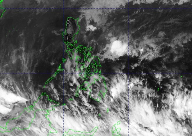 Dự báo bão của PAGASA cho thấy có thể có 1 cơn bão trong tháng 2. Ảnh: PAGASA