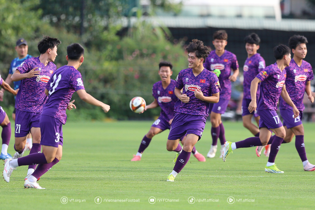 Đội tuyển U22 Việt Nam được kỳ vọng giành huy chương Vàng môn bóng đá nam tại SEA Games 33 diễn ra trong năm 2025. Ảnh: VFF