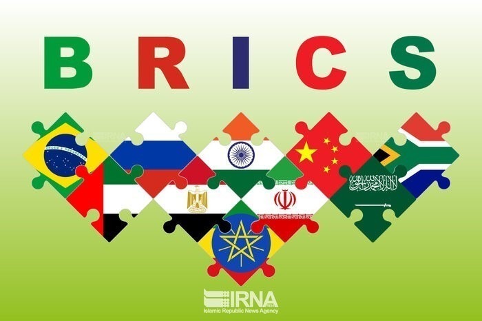 Quốc kỳ các nước thành viên BRICS. Ảnh: IRNA/TTXVN