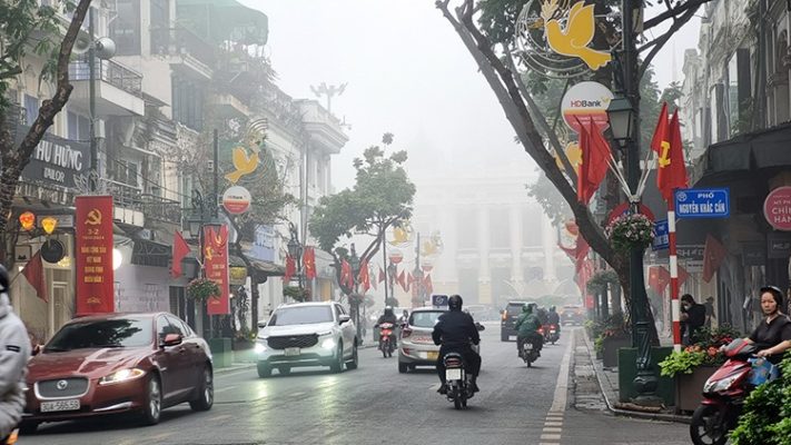 Bắc Bộ sáng sớm có sương mù.