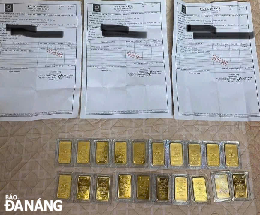 Tnag vật thu giữ trong vụ việc. Ảnh: ĐVCC