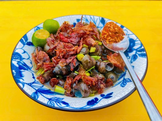 Ốc hút Hạnh Điện Phương tại 31 Sư Vạn Hạnh, phường Hòa Hải, quận Ngũ Hành Sơn. Ảnh: V.Â