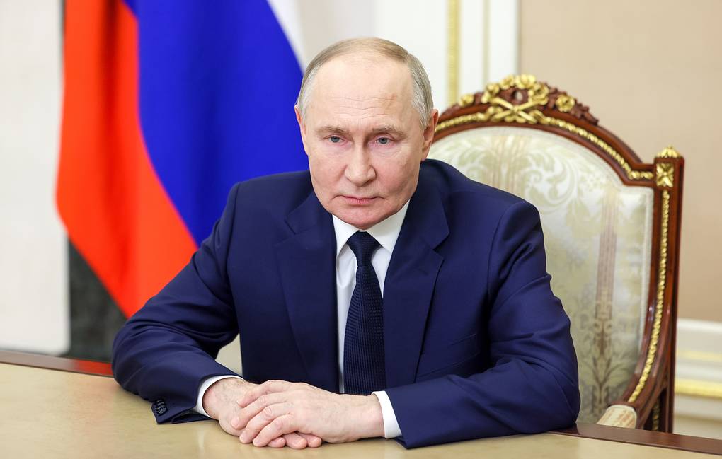 Tổng thống Nga Vladimir Putin cho biết sẵn sàng đàm phán hòa bình trực tiếp với Ukraine. Ảnh: TASS