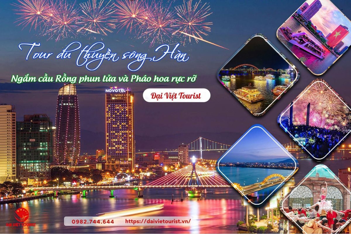 Du thuyền sông Hàn, cơ hội ngắm cảnh đẹp thành phố về đêm.