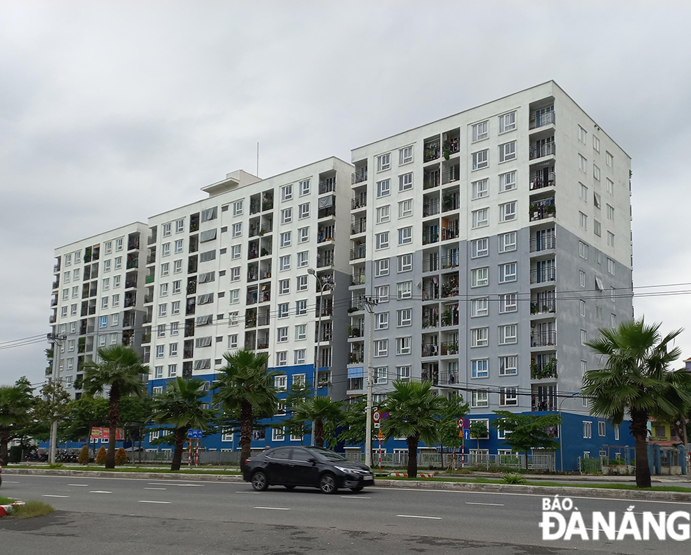 Khu chung cư cho người thu nhập thấp An Trung 2, phường An Hải Nam, quận Sơn Trà. Ảnh: GIA PHÚC
