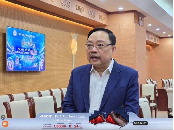 Ông Phạm Anh Tuấn – Vụ trưởng Vụ Thanh toán Ngân hàng Nhà nước. (Ảnh: Vietnam+)