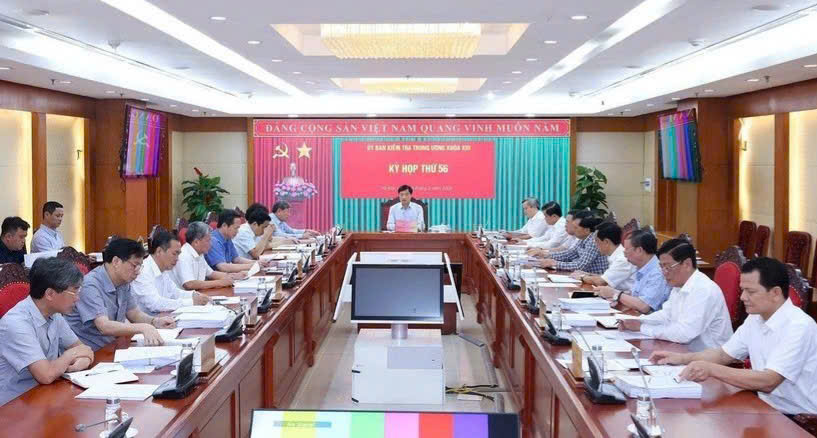 Quang cảnh Kỳ họp thứ 56 Ủy ban Kiểm tra Trung ương. (Ảnh: Phương Hoa/TTXVN)