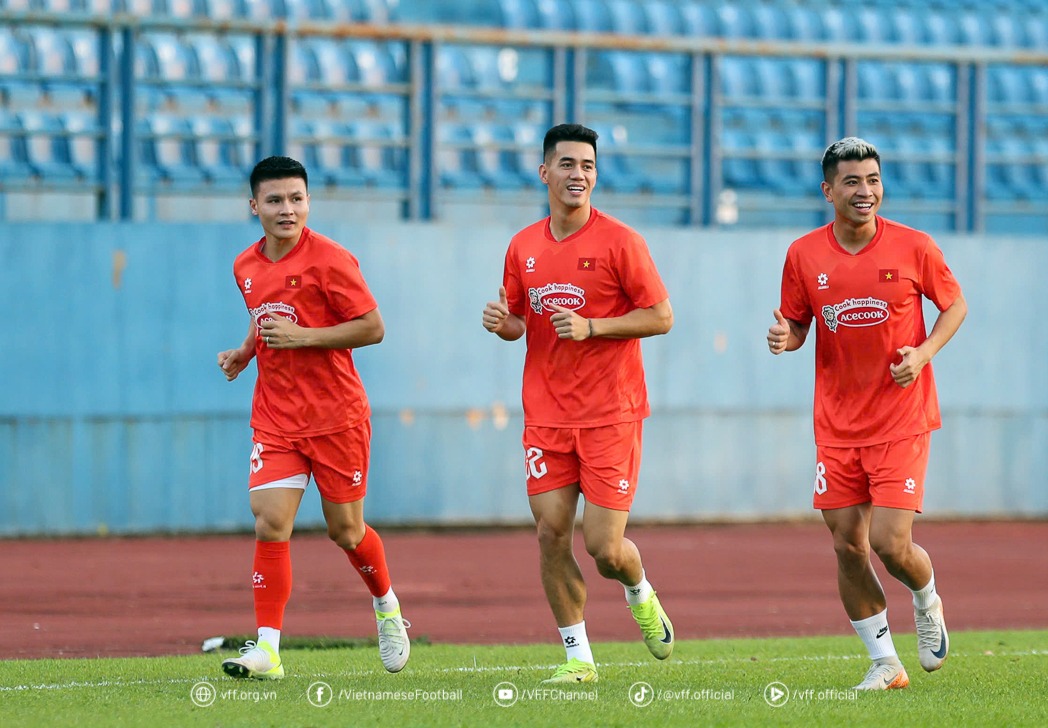 Đội tuyển Việt Nam có hơn 10 ngày tập luyện hướng đến trận đấu quan trọng với Malaysia tại vòng loại Asian Cup 2027. Ảnh: VFF