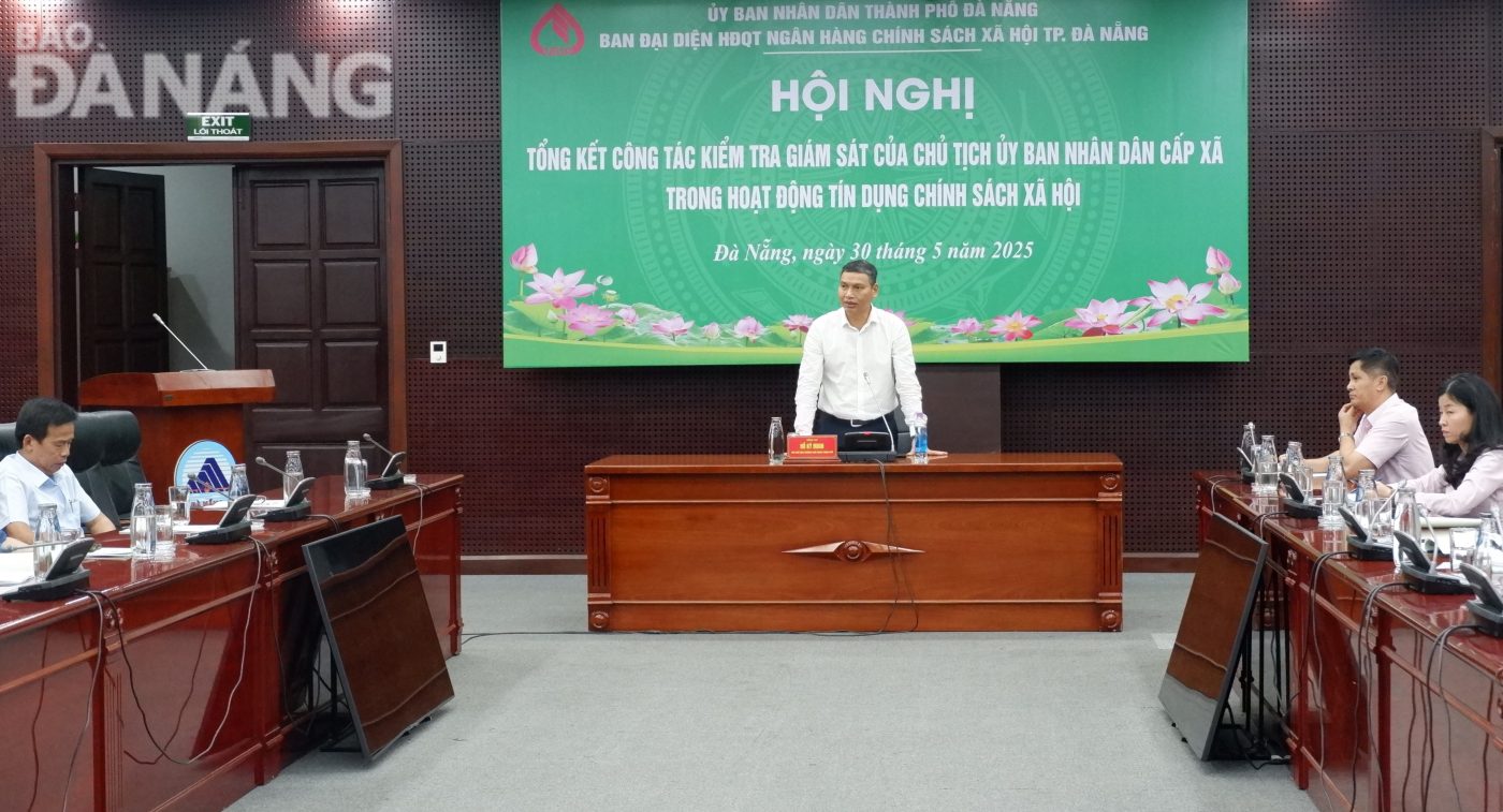 Phó Chủ tịch Thường trực UBND thành phố Hồ Kỳ Minh phát biểu kết luận hội nghị. Ảnh: M.QUẾ