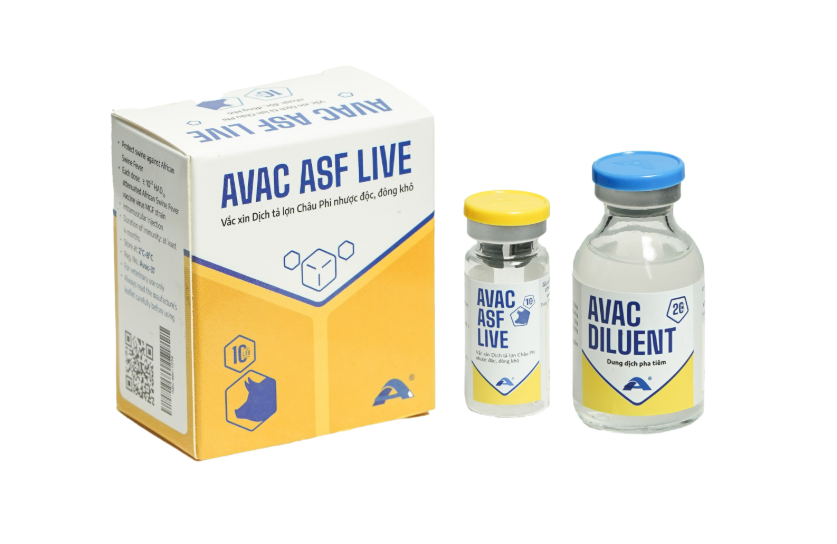 Vaccine AVAC ASF LIVE. Ảnh: avac.com.vn