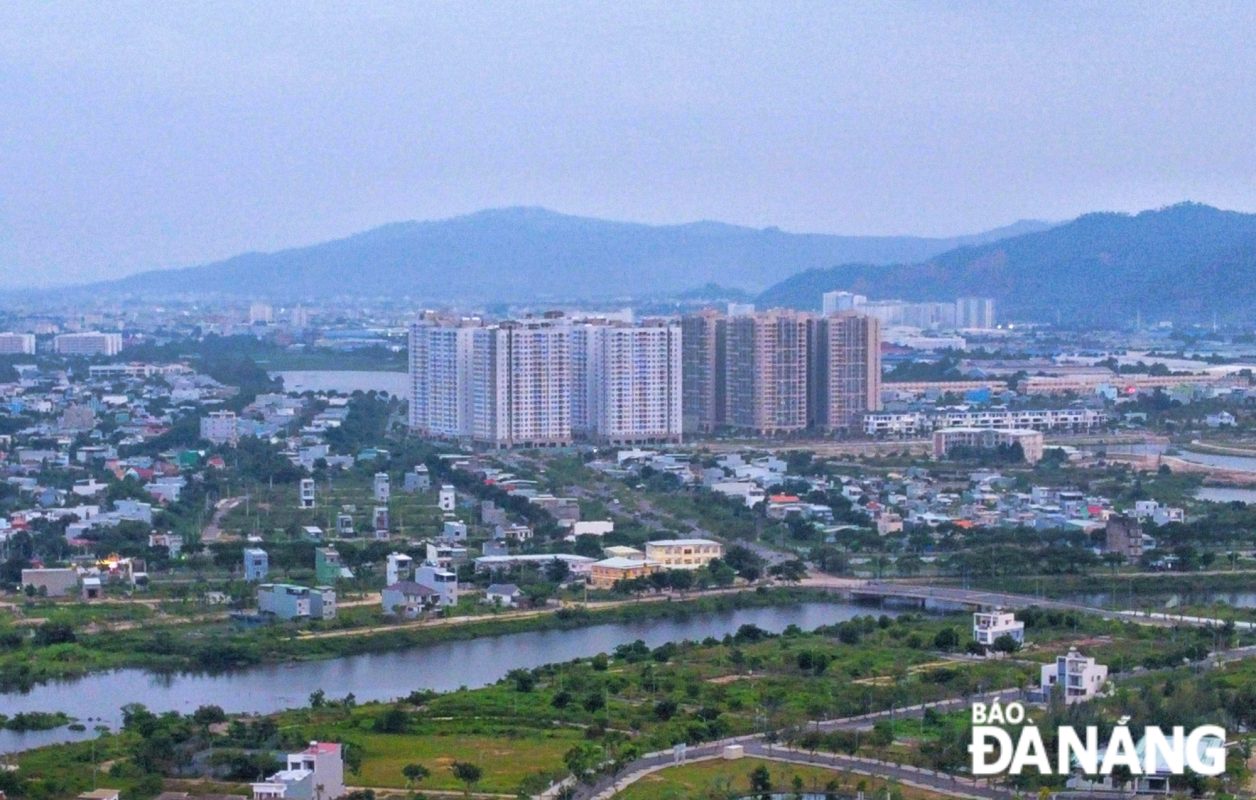 Chung cư nhà ở xã hội tại Khu đô thị xanh Bàu Tràm Lakeside (phường Hòa Hiệp Nam, quận Liên Chiểu). Ảnh: XUÂN SƠN