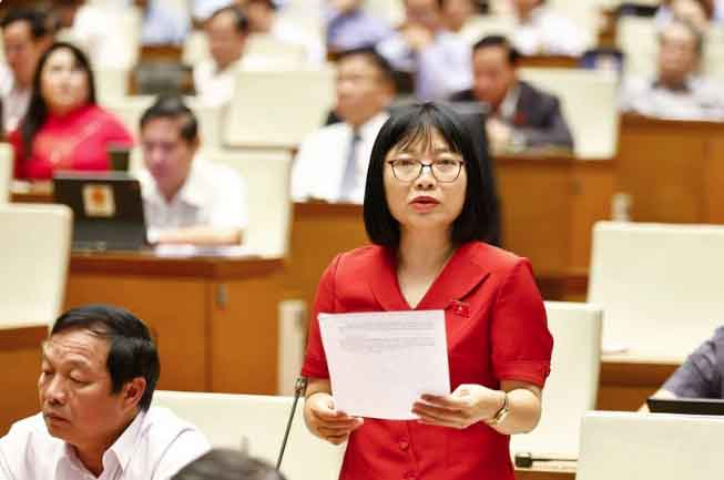 Đại biểu Quốc hội Hải Dương Nguyễn Thị Việt Nga. (Ảnh: Doãn Tấn/TTXVN)