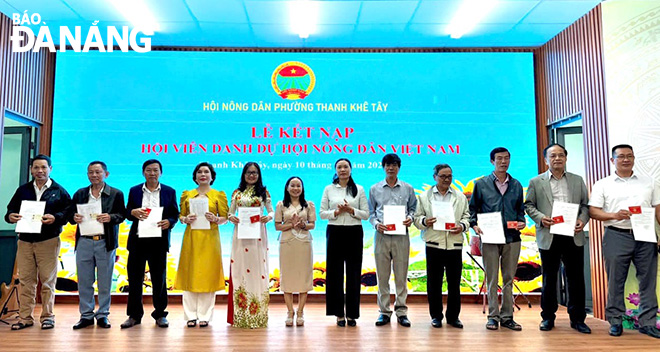 Các cấp Hội Nông dân quận Thanh Khê chú trọng tập hợp, phát triển hội viên nhằm xây dựng tổ chức hội vững mạnh.