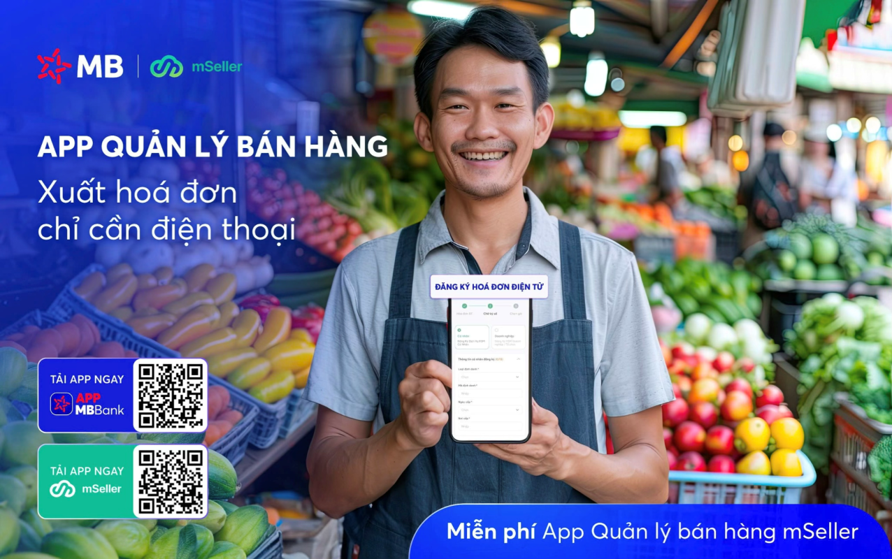 mSeller – App quản lý bán hàng, xuất hóa đơn, chỉ cần điện thoại.