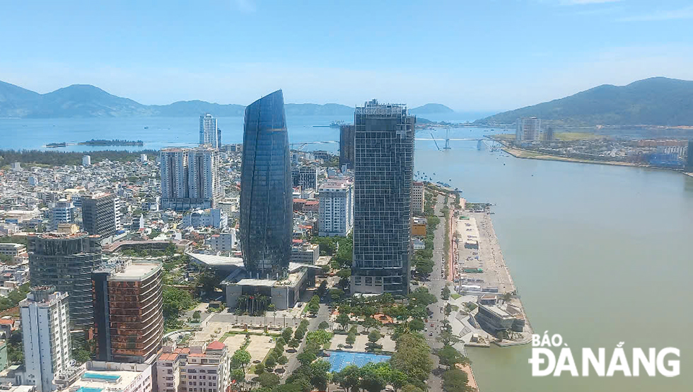 Khu vực trung tâm hành chính thành phố Đà Nẵng. Ảnh: TRIỆU TÙNG